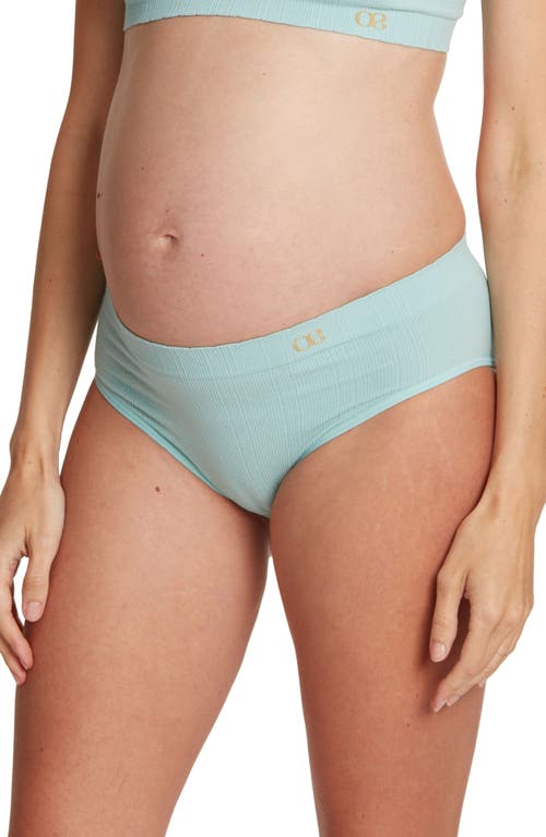 Zoe Maternity Briefs in Turquoise