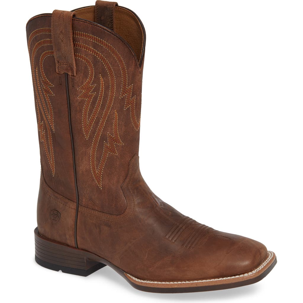 Ariat Plano Cowboy Boot In Tannin/tack Rom Leather