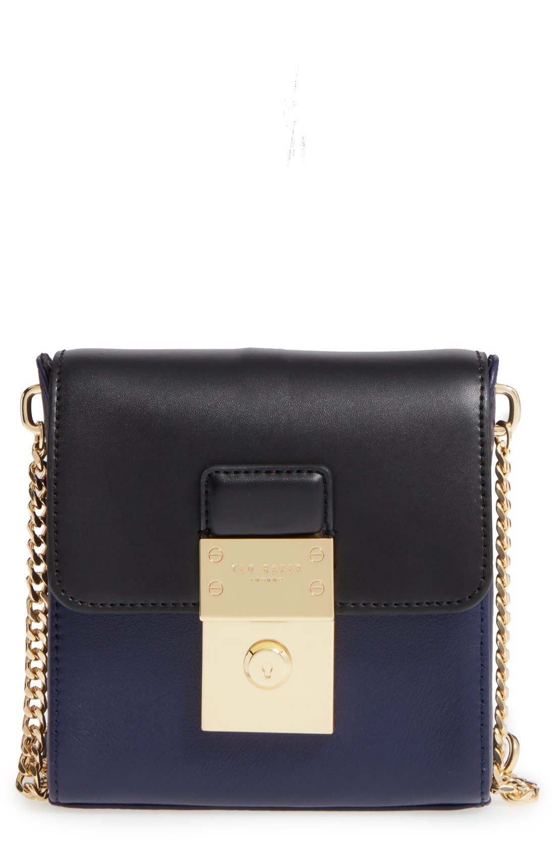 Ted Baker London 'Taela Luggage Lock' Leather Crossbody Bag Nordstrom