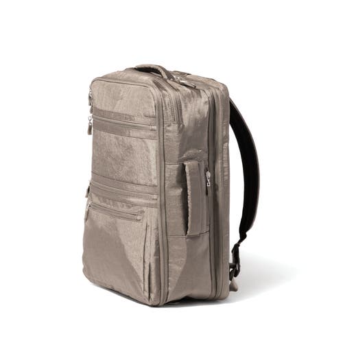 Baggallini Modern Convertible Travel Backpack In Sterling Shimmer