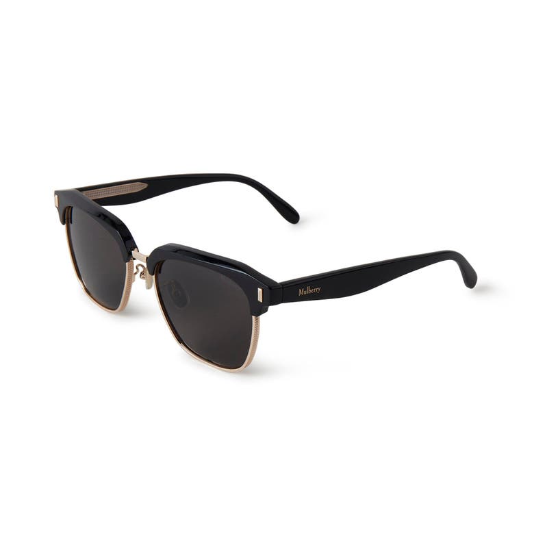 Mulberry Rowan Bio Acetate Sunglasses In Black