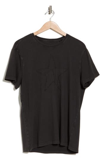 John Varvatos Torn Star Graphic T-shirt In Black