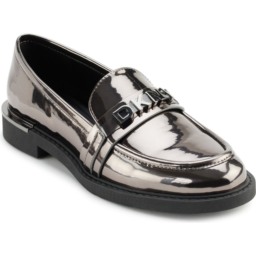 Dkny Rooney Bit Loafer In Graphite