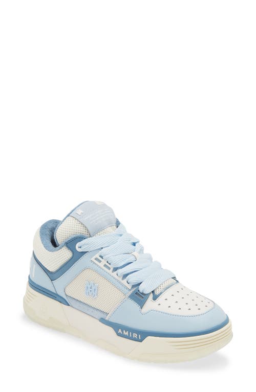 Shop Amiri Ma-1 Platform Sneaker In Alabaster Blue