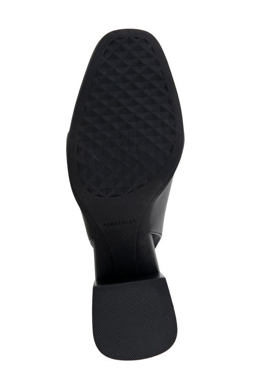 Shop Aerosoles Allure Slingback Pump In Black Leather