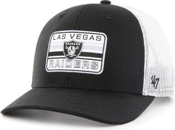 Las Vegas Raiders '47 Sidestep Clean Up Adjustable Cream/Black Hat