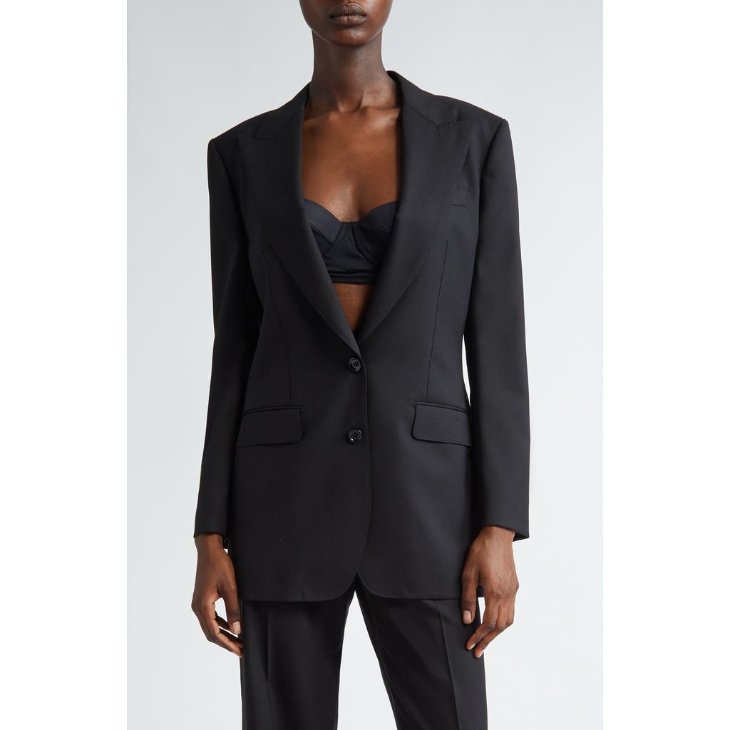 Dolce & Gabbana Dolce&gabbana Wool Blazer In Nero