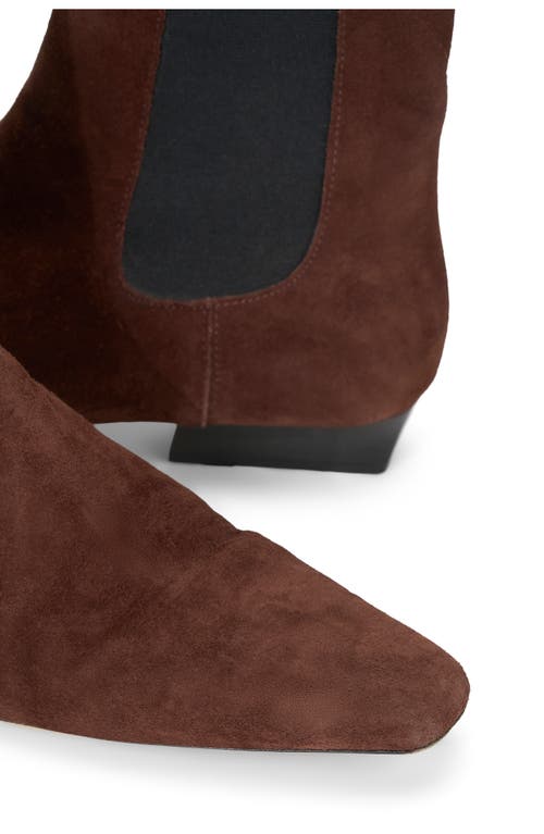 Staud Wally Chelsea Boot In Mahogany
