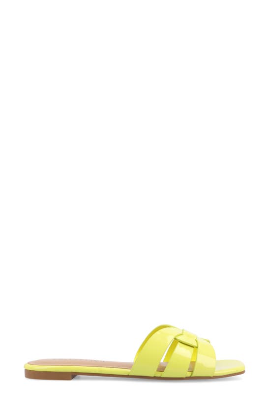 Journee Collection Journee Womens Arrina Wide Width Flat Sandals In Green