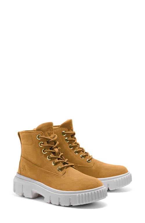 Timberland Greyfield Waterproof Leather Boot Wheat Nubuck at Nordstrom,