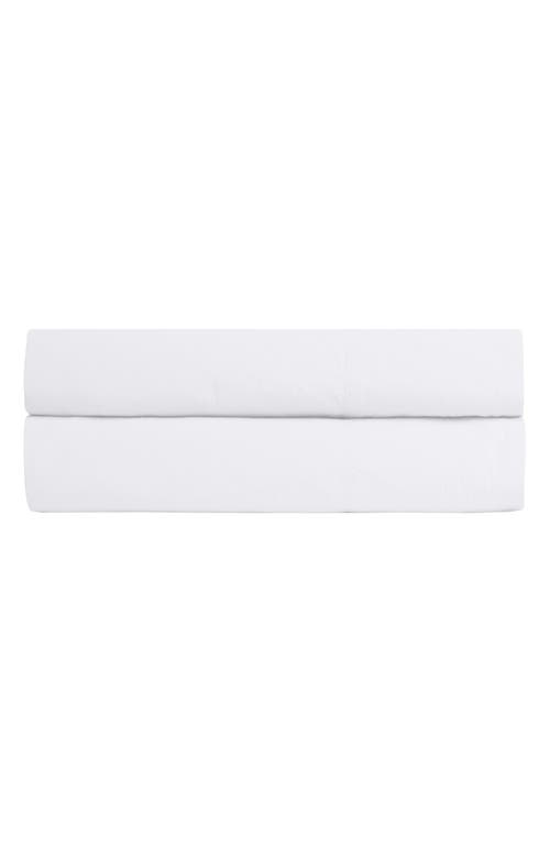 Parachute Percale Fitted Sheet in White at Nordstrom