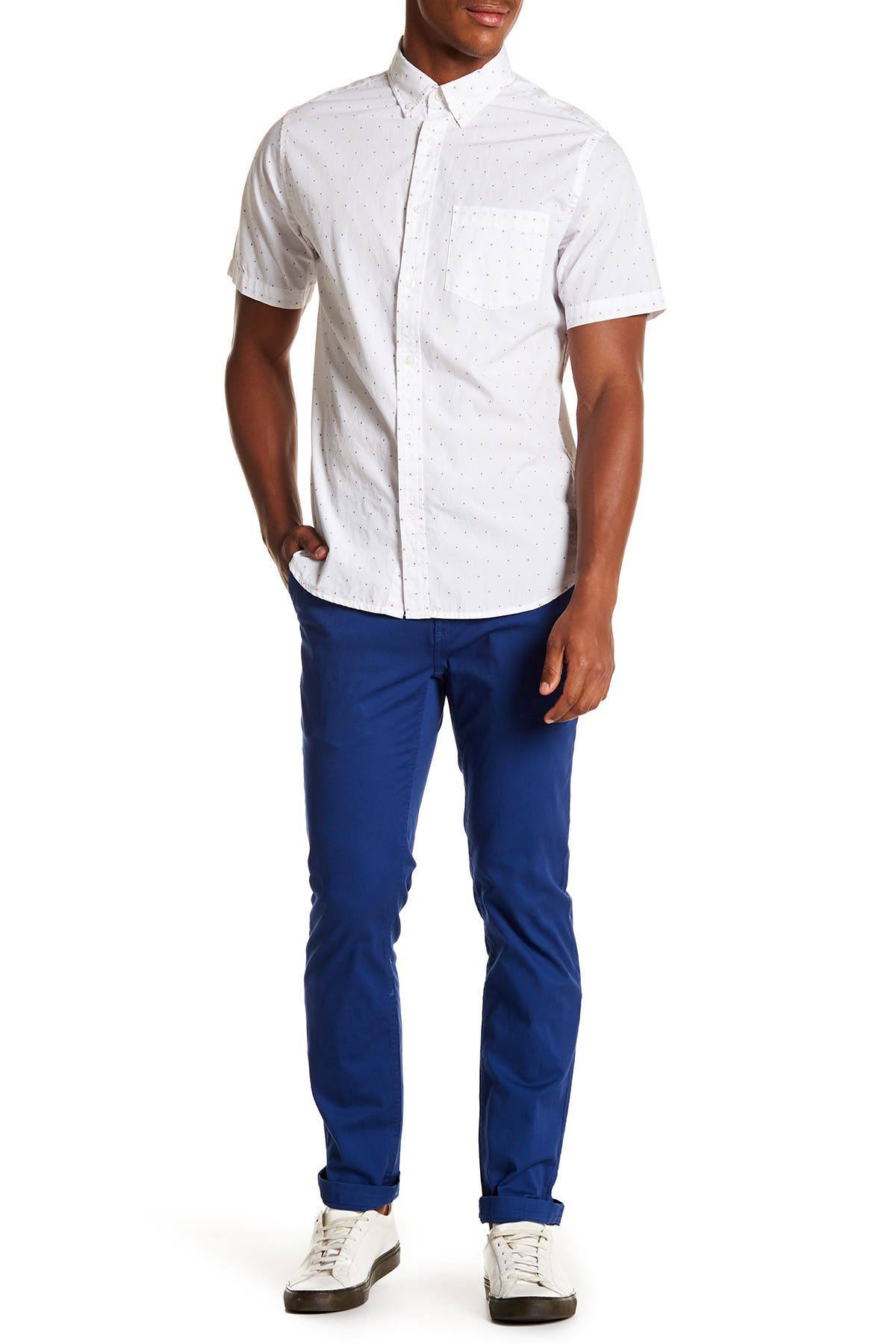 ben sherman solid stretch chino pants