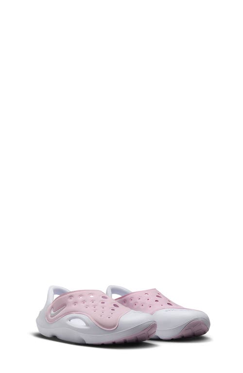 Nike Kids' Aquaswoosh Water Friendly Clog In Pink Foam/white