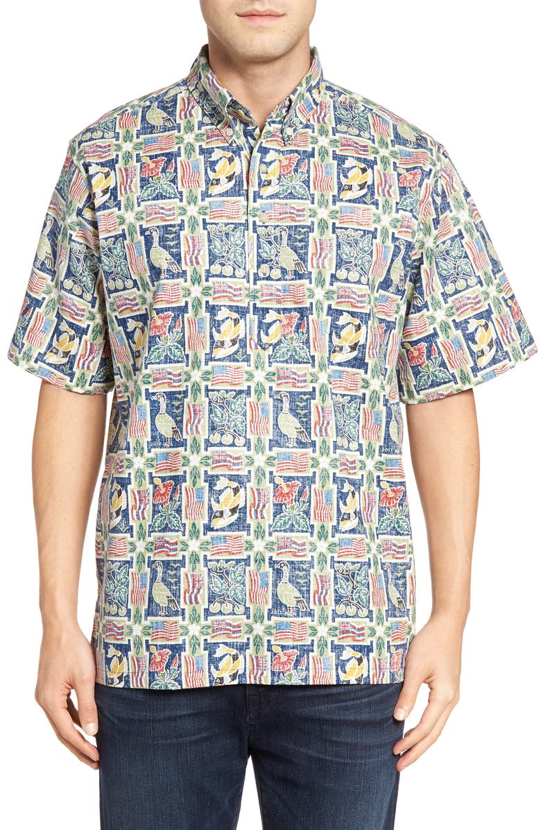 Reyn Spooner Summer Commemorative 2017 Print Sport Shirt | Nordstrom