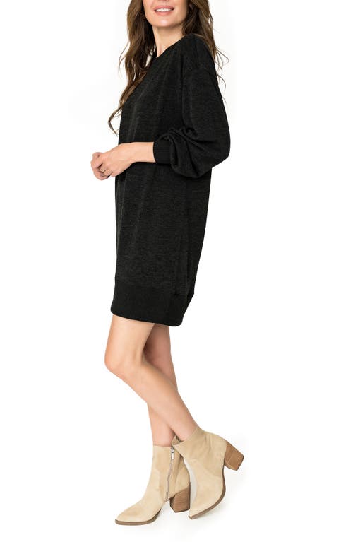 Shop Gibsonlook Long Sleeve Sweater Dress In Black