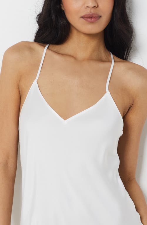 Shop Etam Gravure Nuisette Midi Nightgown In White