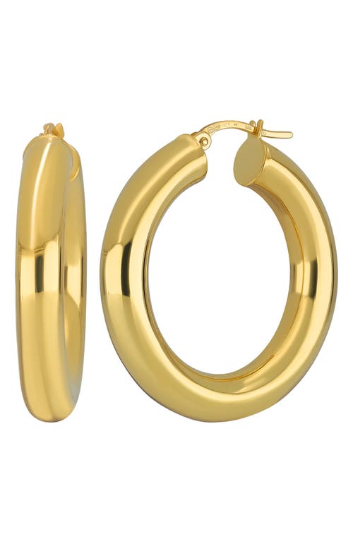 Bony Levy 14K Gold Omega Hoop Earrings in 14K Yellow Gold at Nordstrom