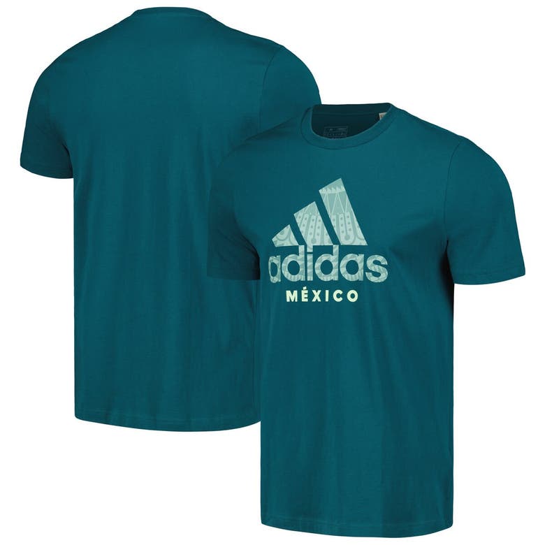 Shop Adidas Originals Adidas Green Mexico National Team Dna Graphic T-shirt