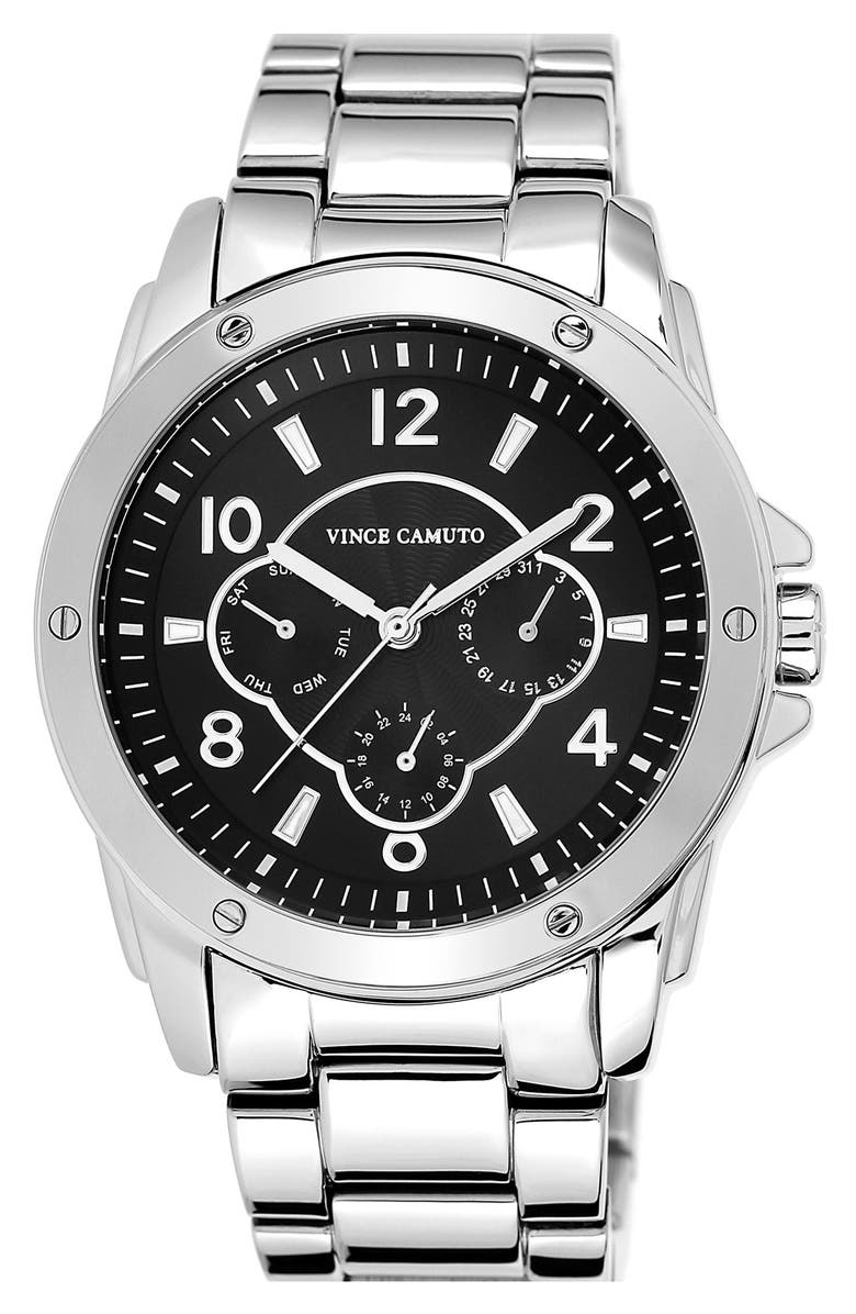 Vince Camuto Multifunction Round Bracelet Watch, 43mm | Nordstrom
