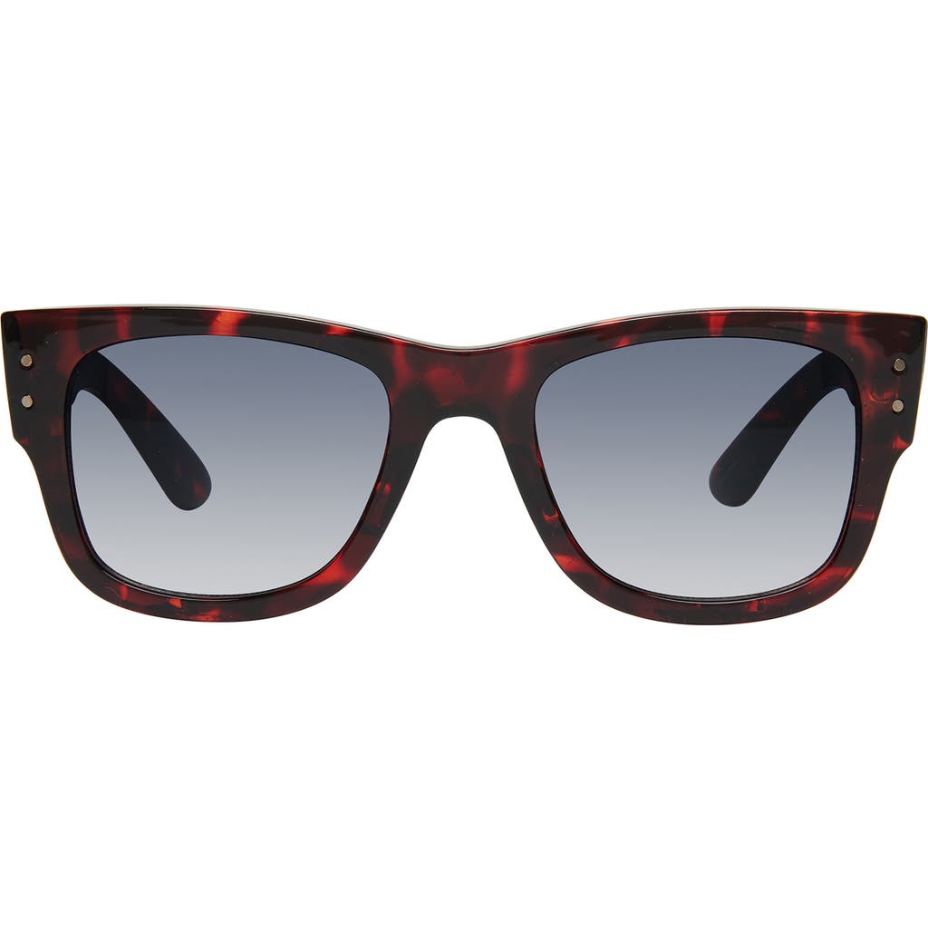 Shop Kurt Geiger London 52mm Square Sunglasses In Havana/smoke Gradient