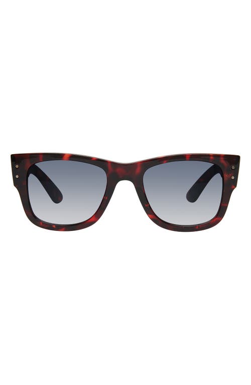 Shop Kurt Geiger London 52mm Square Sunglasses In Havana/smoke Gradient