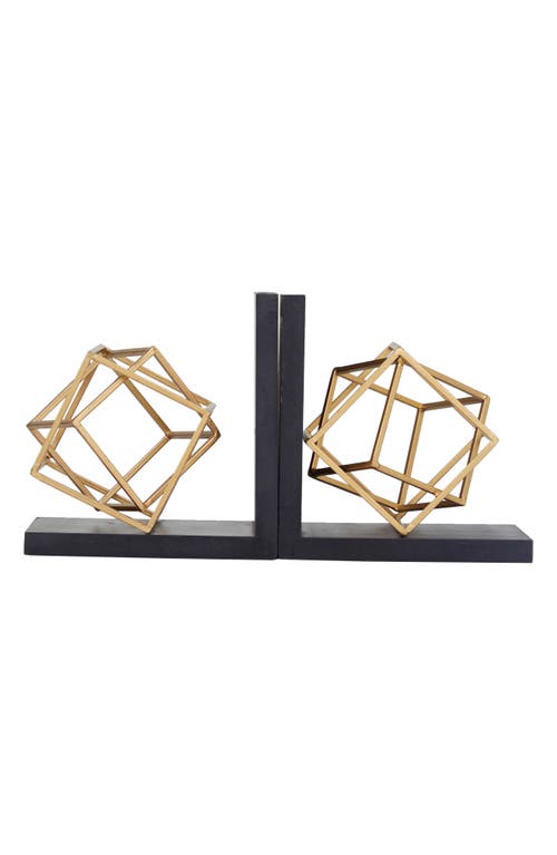 NOVOGRATZ THE NOVOGRATZ GEOMETRIC STAINLESS STEEL BOOKENDS
