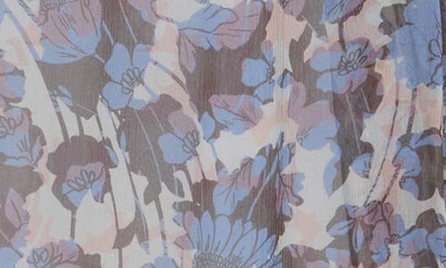 Joie Naomi Long Sleeve Silk Top In Blue In English Manor Multi