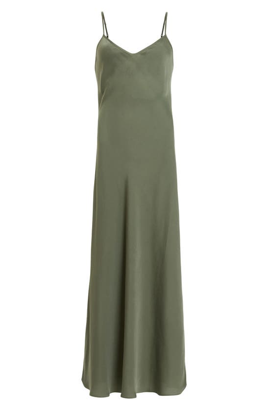 Shop Allsaints Bryony Slipdress In Spectra Green