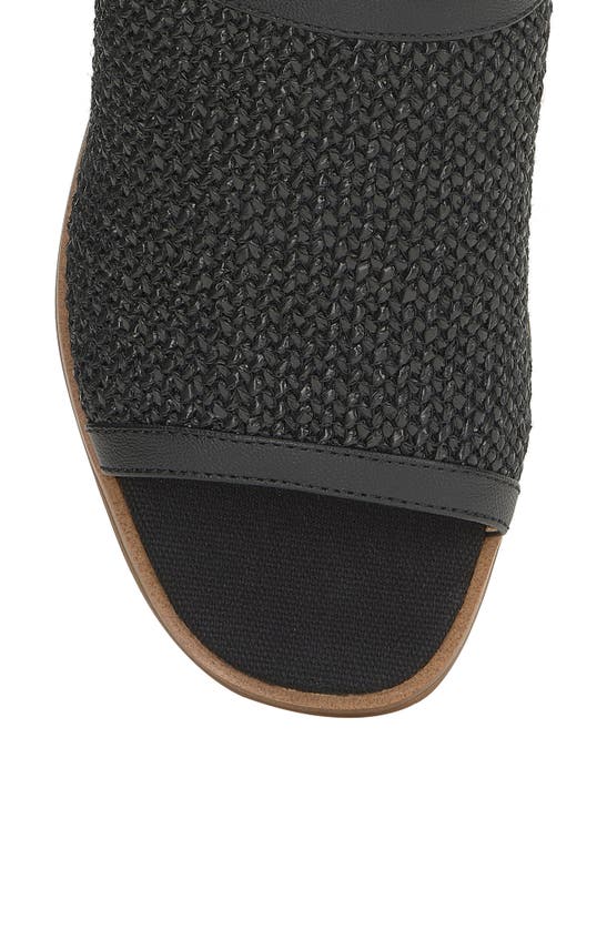 Shop Lucky Brand Lenira Slide Sandal In Black Popcorn