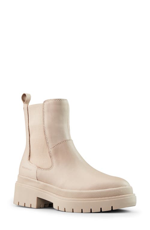 Swinton Waterproof Leather Boot in Cream
