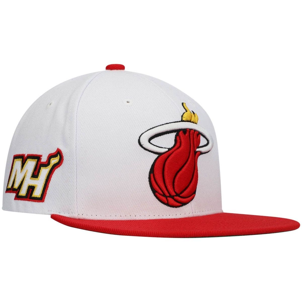 miami heat white snapback