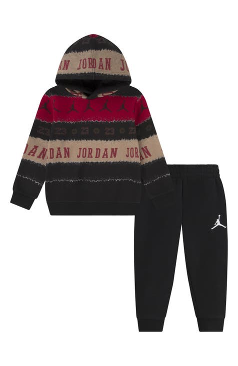 Big Kids' Jordan MJ Holiday Fleece Crewneck Sweater