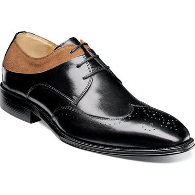 Stacy Adams Hewlett Wingtip- Black