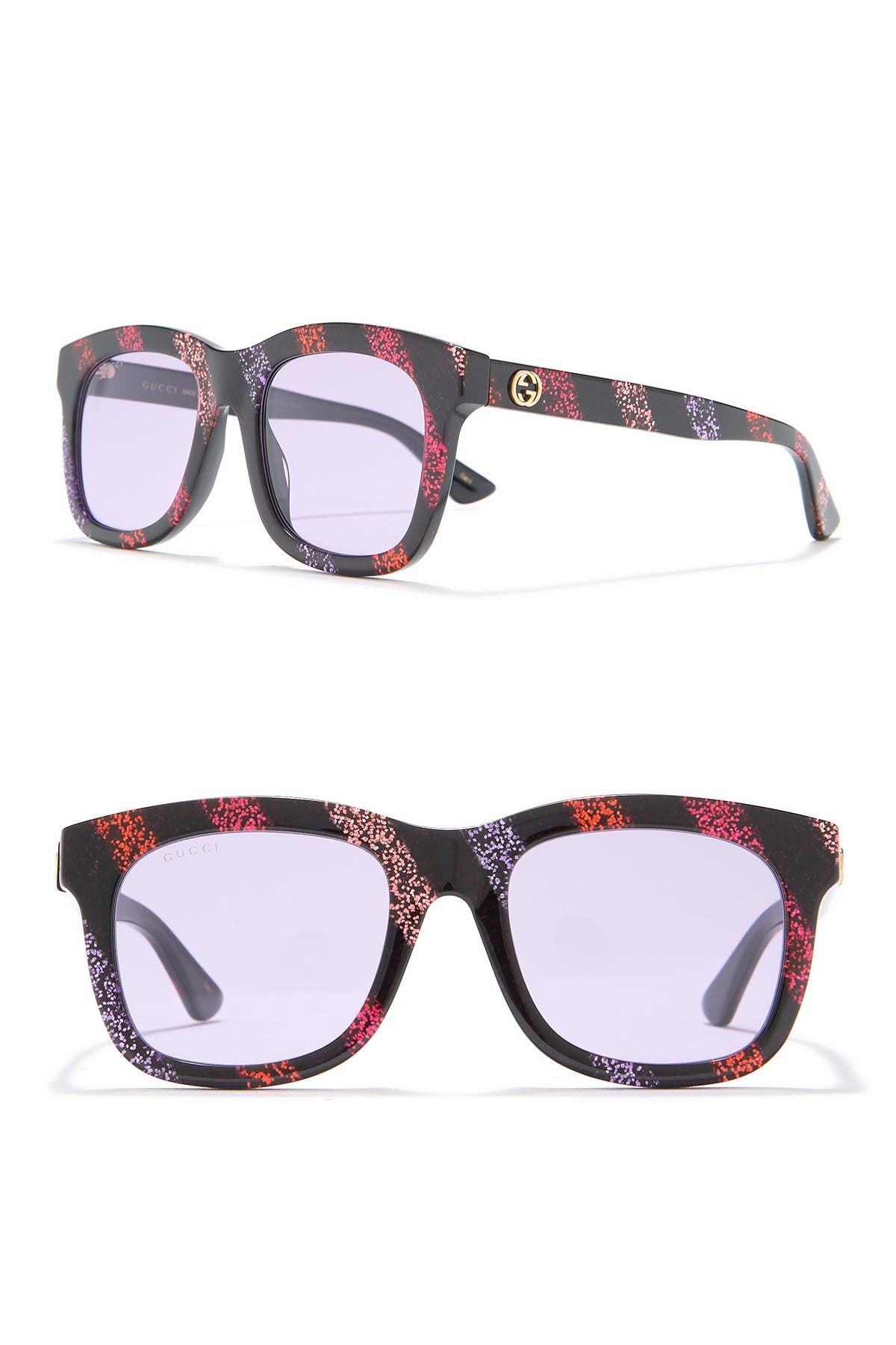 gucci 52mm square sunglasses
