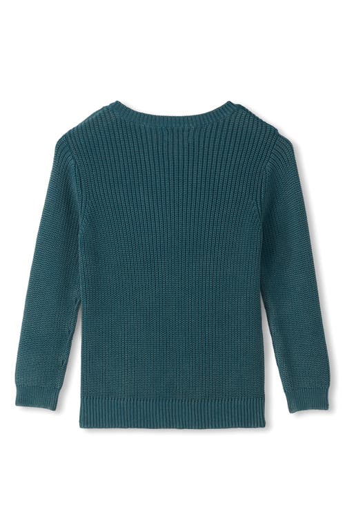 Shop Hatley Kids' Moroccan Blue Cotton Sweater