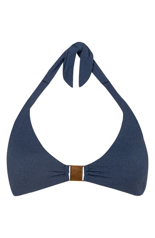 Vix Swimwear Firenze Becky Alanna Bikini Top In Blue