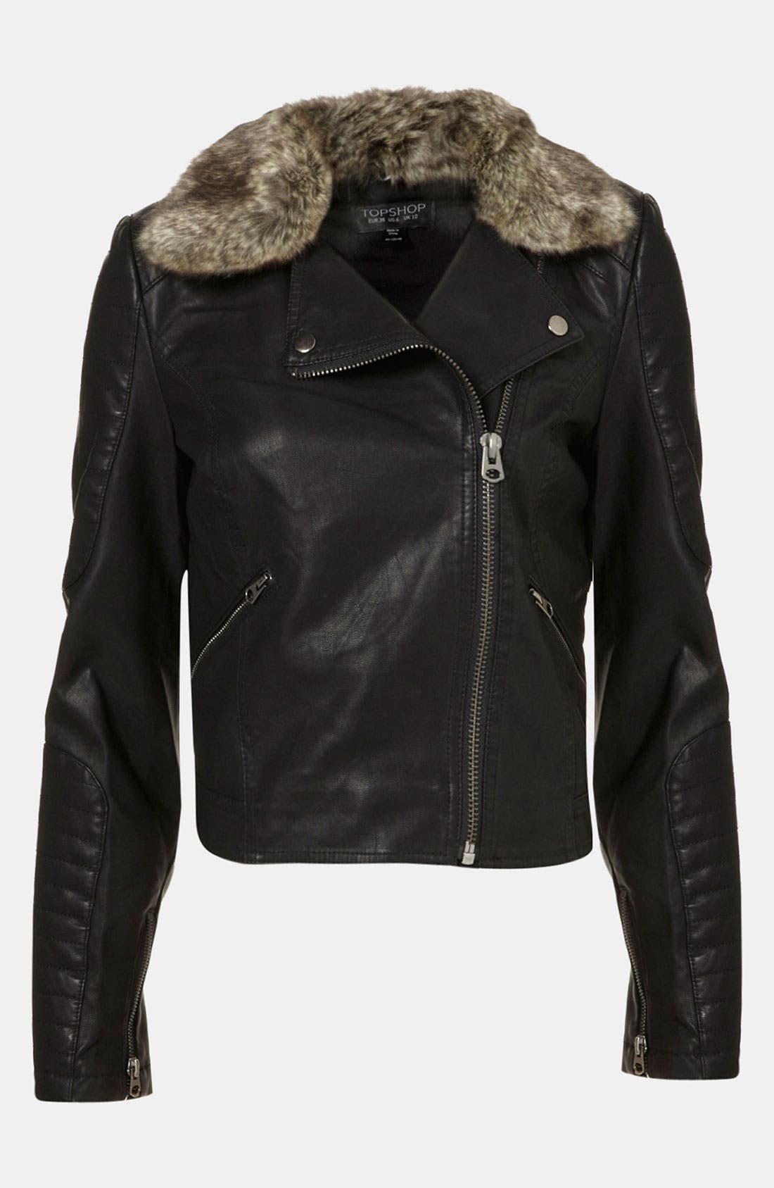 'Maddox' Faux Leather Jacket Nordstrom
