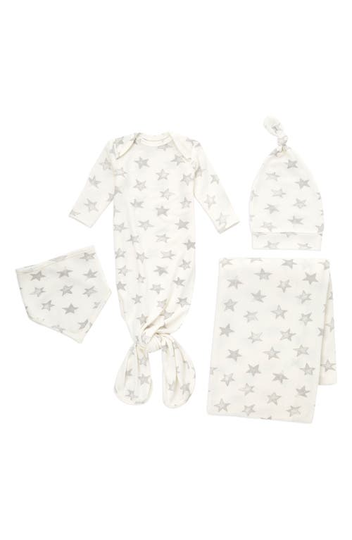 aden + anais Snuggle Knit Newborn Gift Set in Grey Star