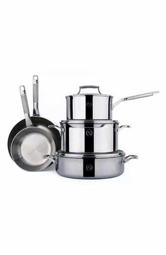 Brooklyn Steel Co. 15-Pc. Pluto Cookware & Utensil Set