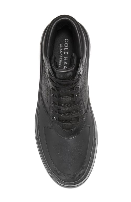 Shop Cole Haan Grandpro Crossover High Top Sneaker In Black/black