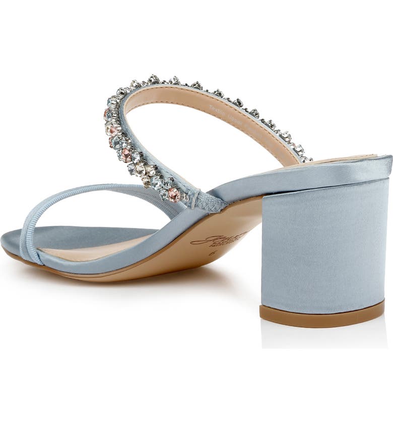 Jewel Badgley Mischka Crystal Embellished Heeled Sandal | Nordstromrack