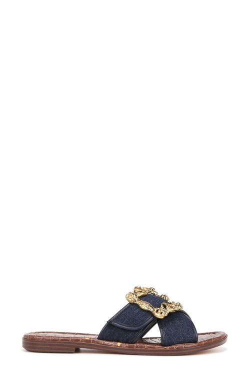 Sam Edelman Gracyn Slide Sandal Hudson Navy In Hudson Blue