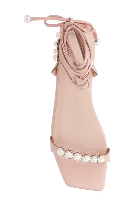 Shop Fashion To Figure Sammie Imitation Pearl Sandal In Nude