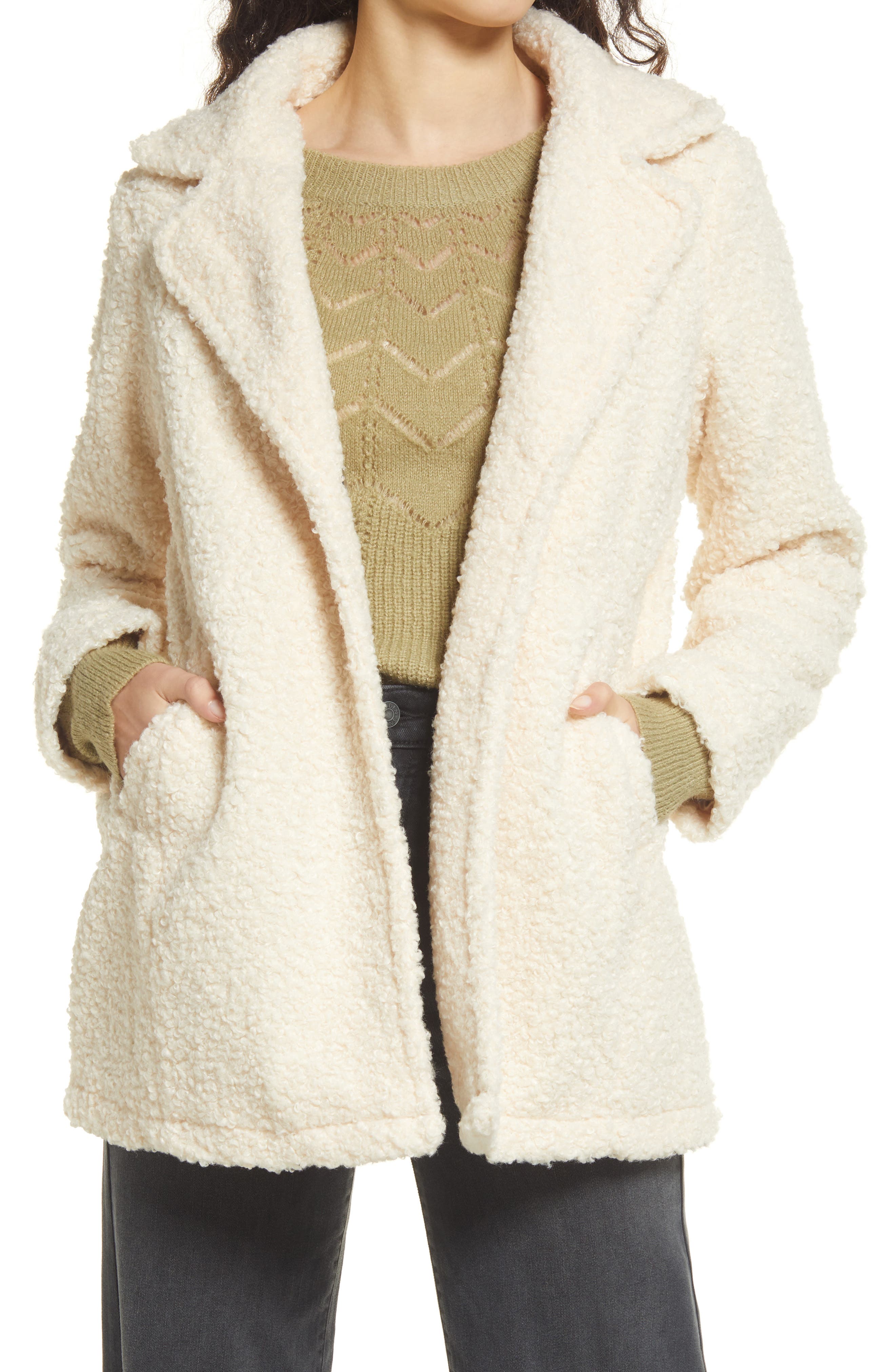 nordstrom faux fur coat