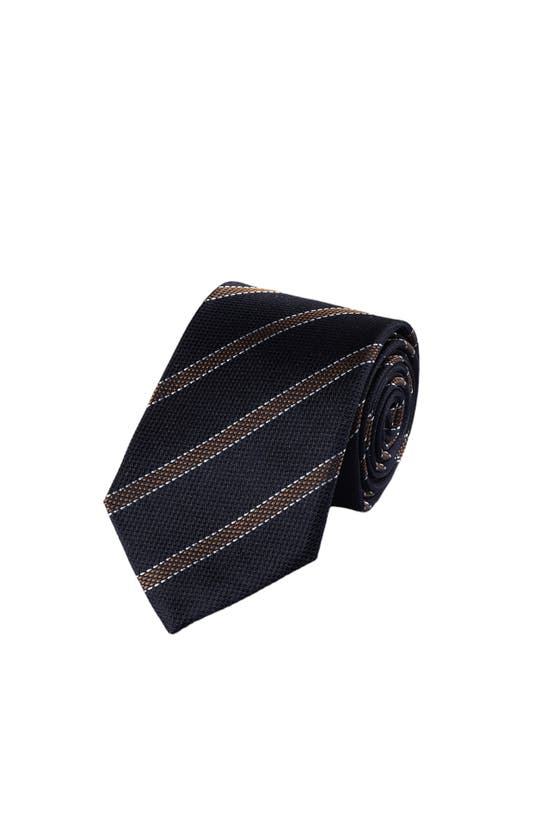 Shop Charles Tyrwhitt Silk Stripe Tie In French Blue