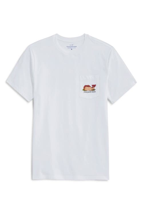 vineyard vines Lobster Roll Whale Graphic T-Shirt White Cap at Nordstrom,