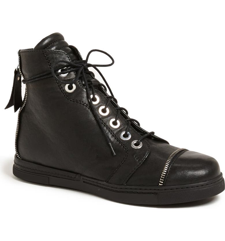 Stuart Weitzman 'Zipit' Leather Sneaker | Nordstrom