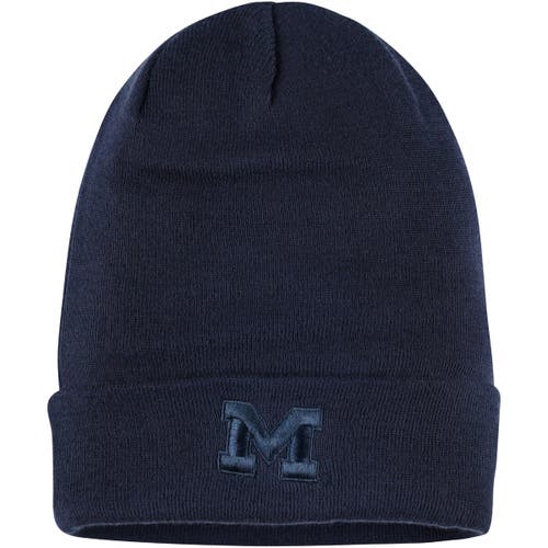 Men's Nike Navy Michigan Wolverines Tonal Cuffed Knit Hat
