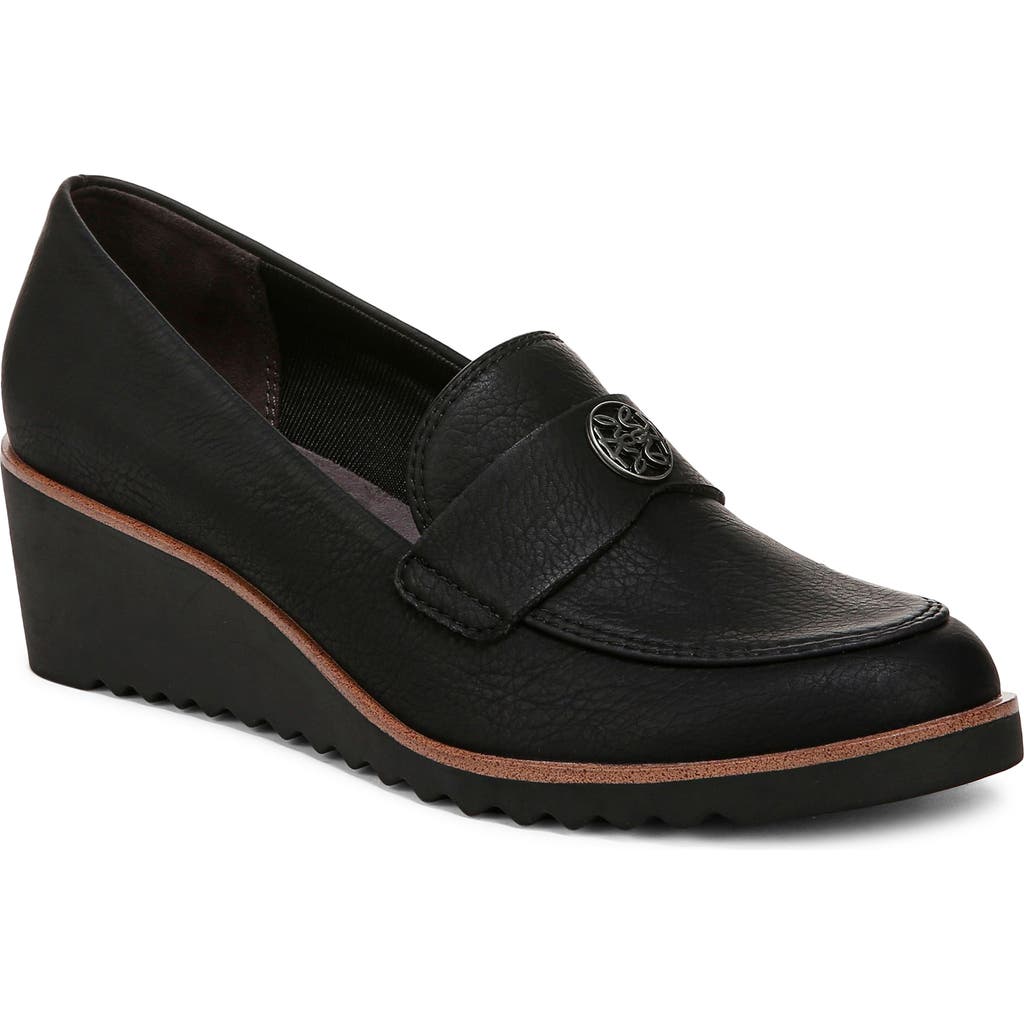 Lifestride Women's Zed Wedge Slip On Loafers In Black