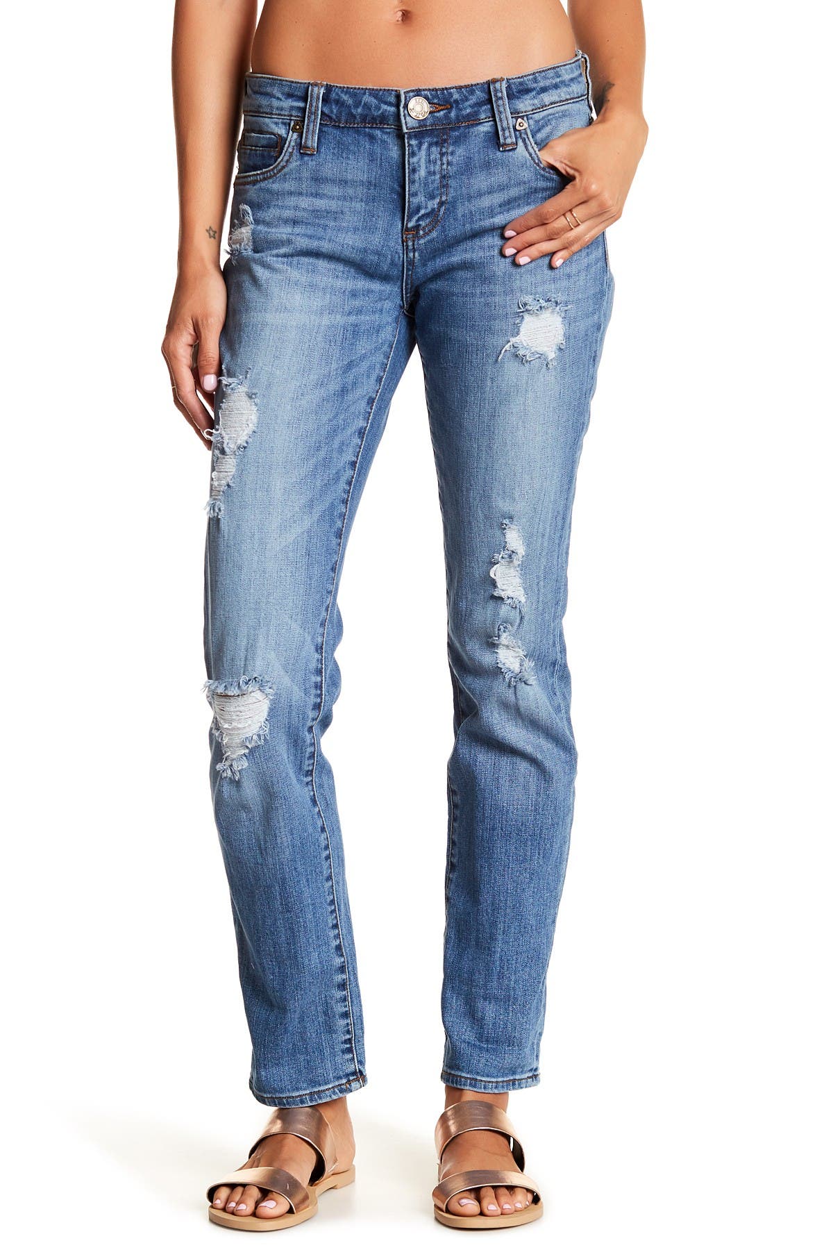 cleaned up katy boyfriend jeans